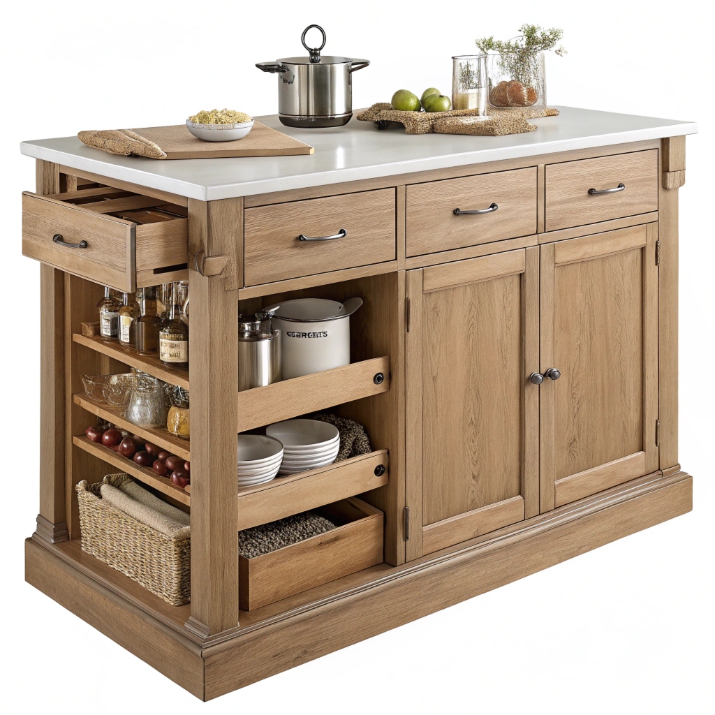 Display unit with joinery details